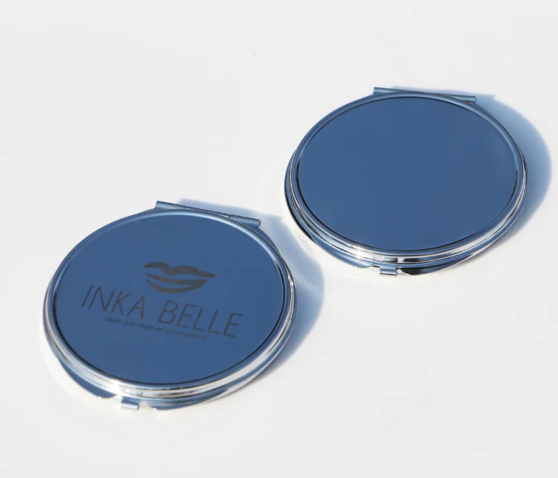 Персонализированные компактное зеркало пользовательские выгравированы