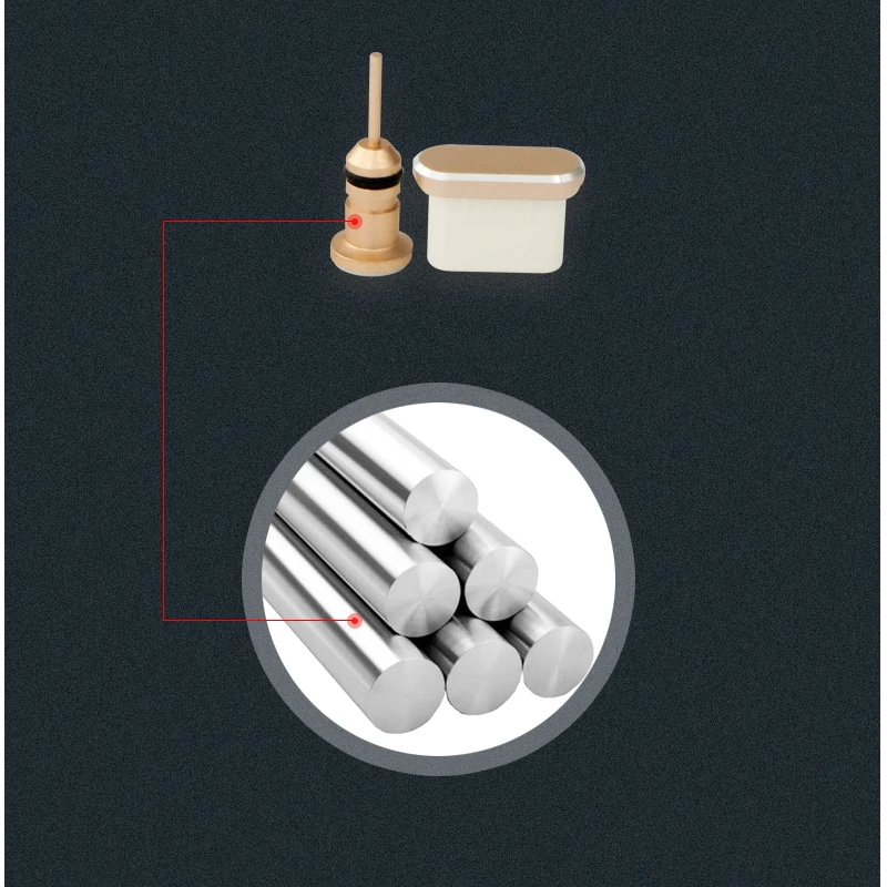 Высококачественная штепсельная вилка Type c для зарядки и заглушки наушников