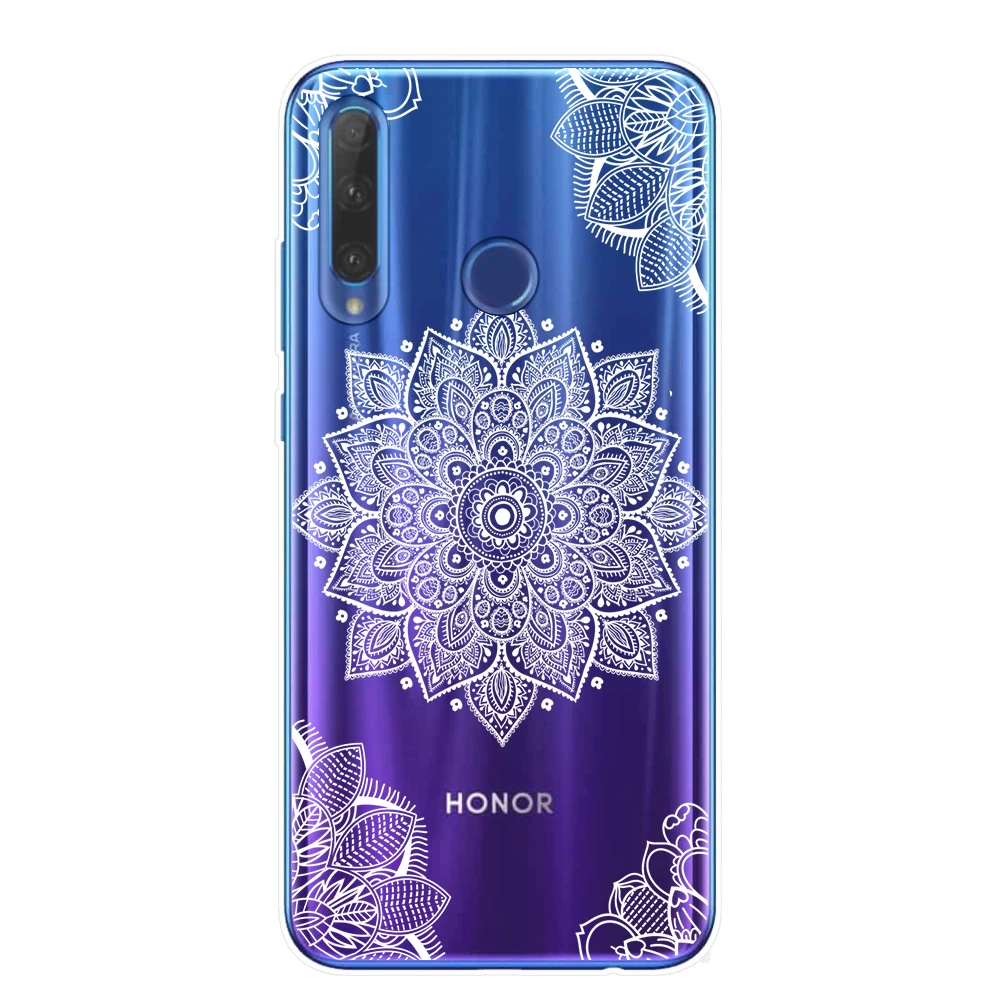 Ретро Мандала Цветок чехол для телефона для huawei Honor 9 10 20 Lite Pro Чехол TPU чехол s для huawei mate 10 20 Lite Pro Ловец снов
