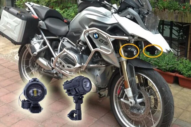 Комплект светодиодных противотуманных фар 40 Вт для BMW R1200GS/ADV/F800GS| |