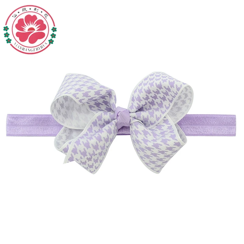 Повязка на голову с бантом для девочек 2 шт. 4 дюйма эластичная повязка аксессуары