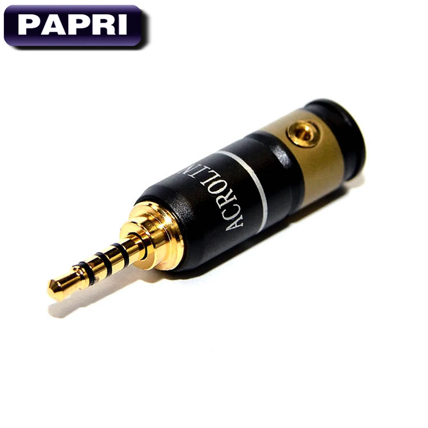 PAPRI DIY HiFi 2 5 мм штекеры ремонт разъем для наушников аудио Чистая латунь