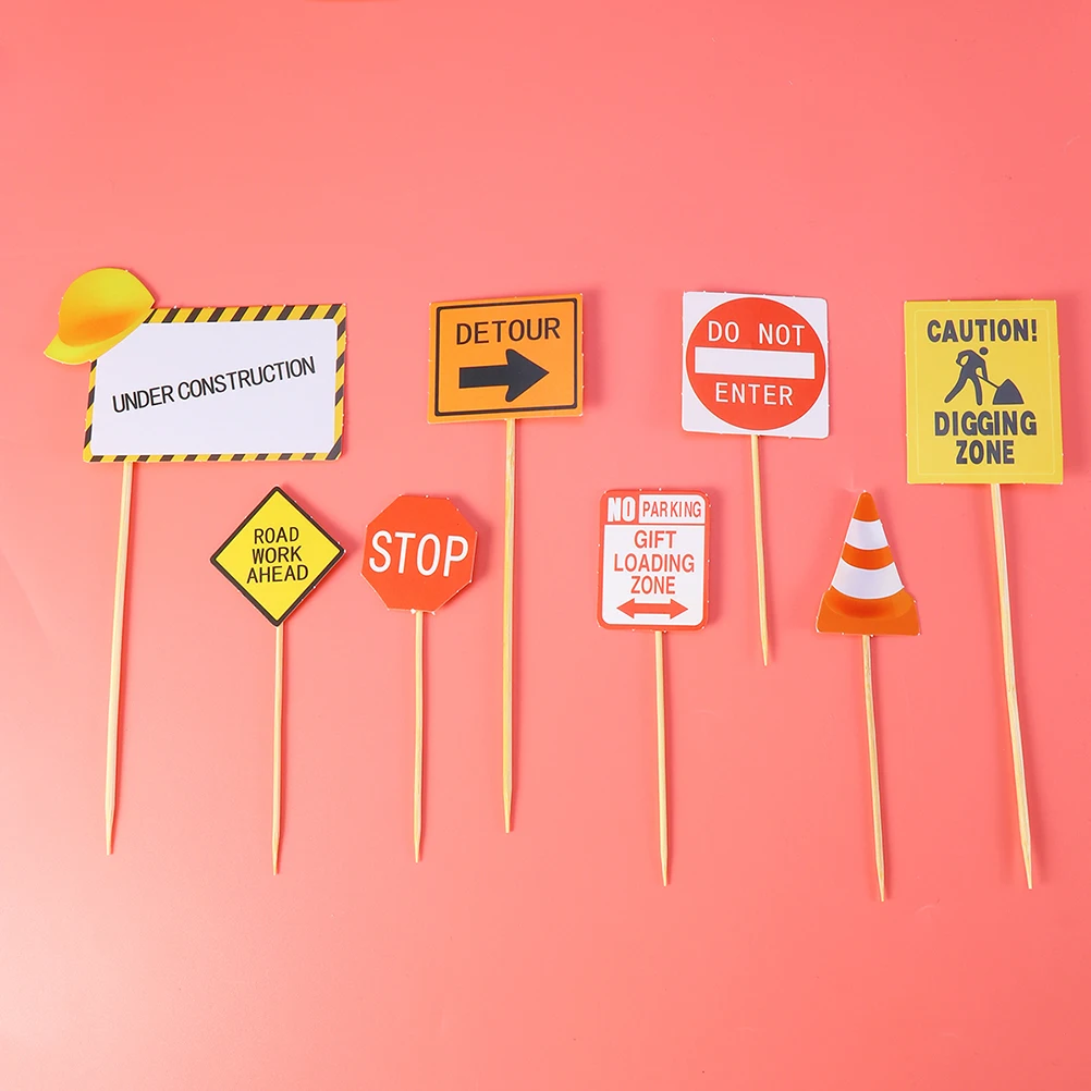 15 шт. указатель торт фигурки жениха и невесты Строительство знак транспортных