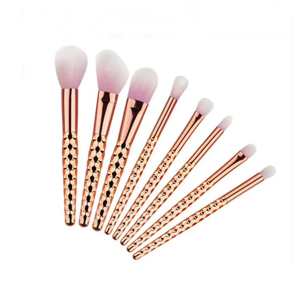 8 шт. Профессиональные Нейлоновые Косметические кисти для нанесения основы и