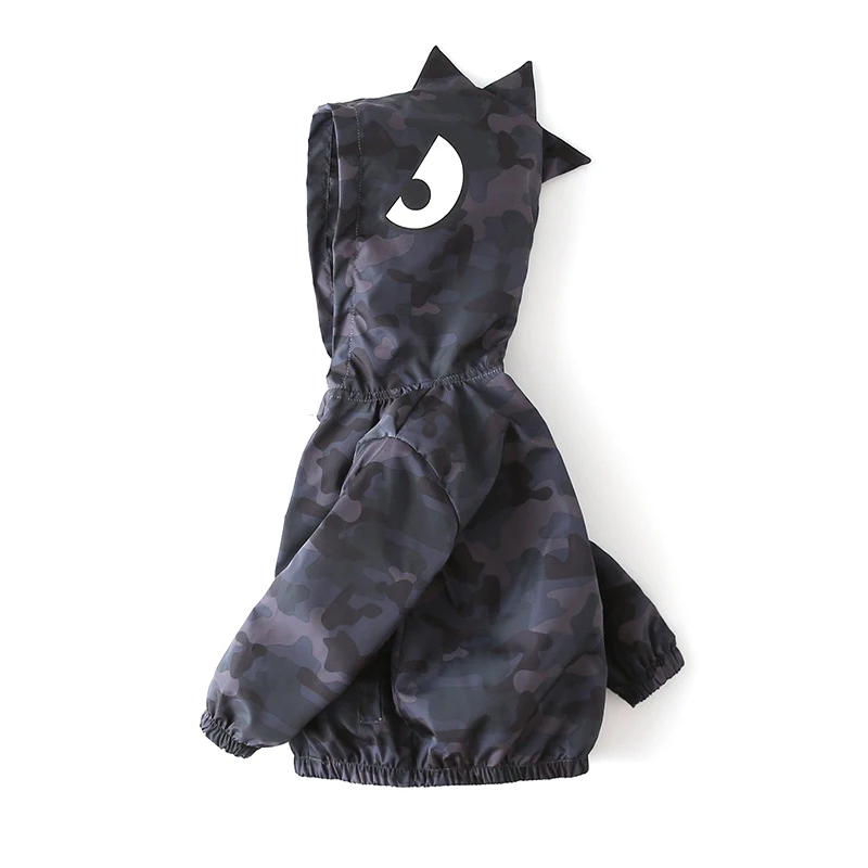 Детская куртка Новинка осени 2018 с камуфляжным принтом для мальчиков в форме