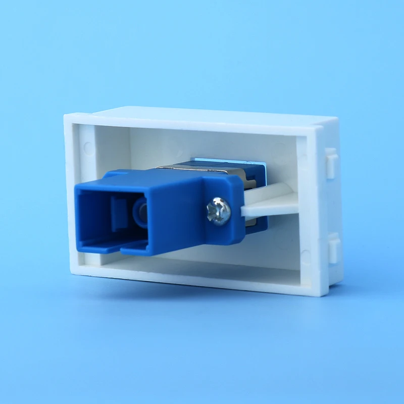 Качественный SC волоконный слот 36x23 мм белый цвет подходит для пустой панели