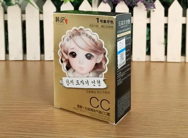 Новинка 2015 фарфоровая кукла Han Ji воздушная подушка CC Cream слоновой кости