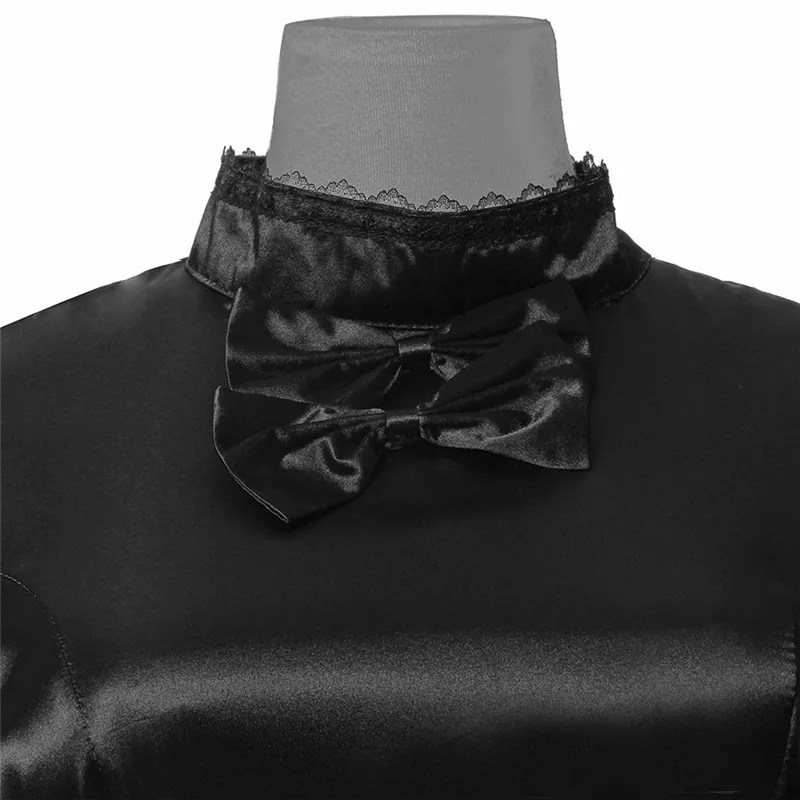 ROLECOS/Новое Брендовое Черное длинное платье из хлопка и поплина готические