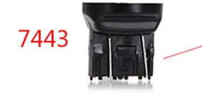 2 шт авто светодиодный T20 7443 W21/5 W COB Белый W3x16q 12V автомобильный 7440 светильник стоп-сигнал поворота