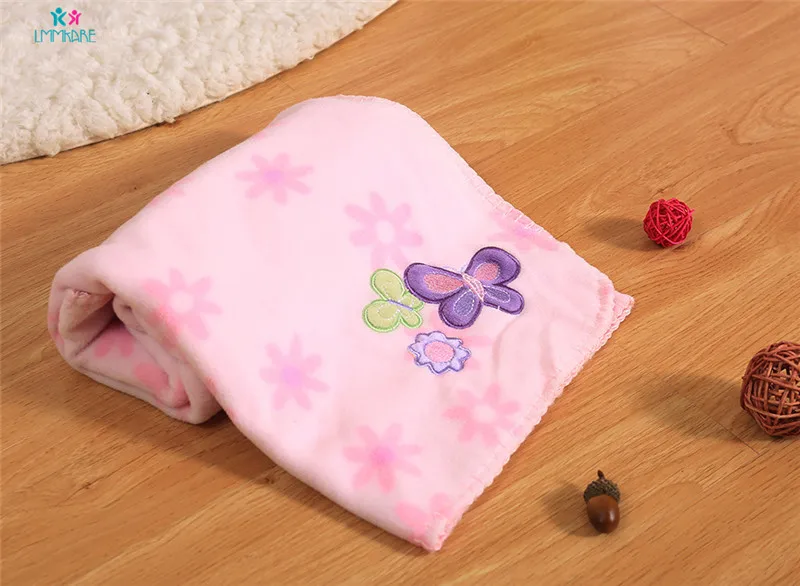 Детский комплект постельного белья из 100% хлопка с вышивкой в виде бабочек|Наборы