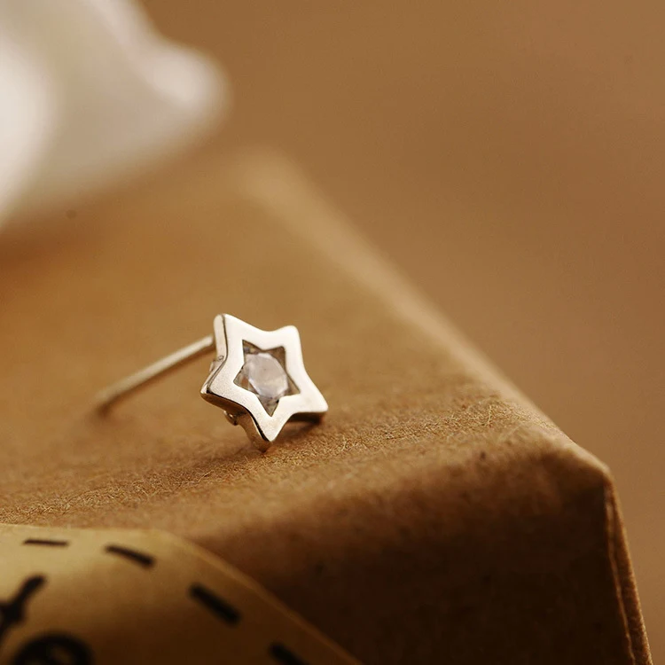 Серьги из стерлингового серебра 925 пробы svKorean для девочек модные простые женские