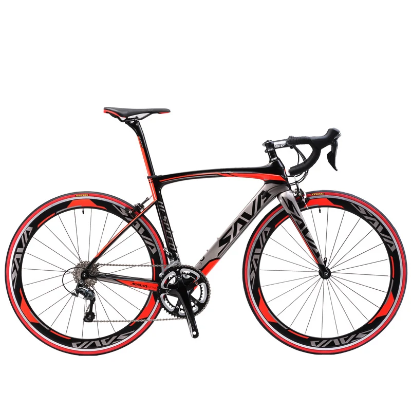 SAVA шоссейный велосипед карбоновый 700C с Shimano Tiagra 4700 20 скоростей velo de route|700c road bike|speed