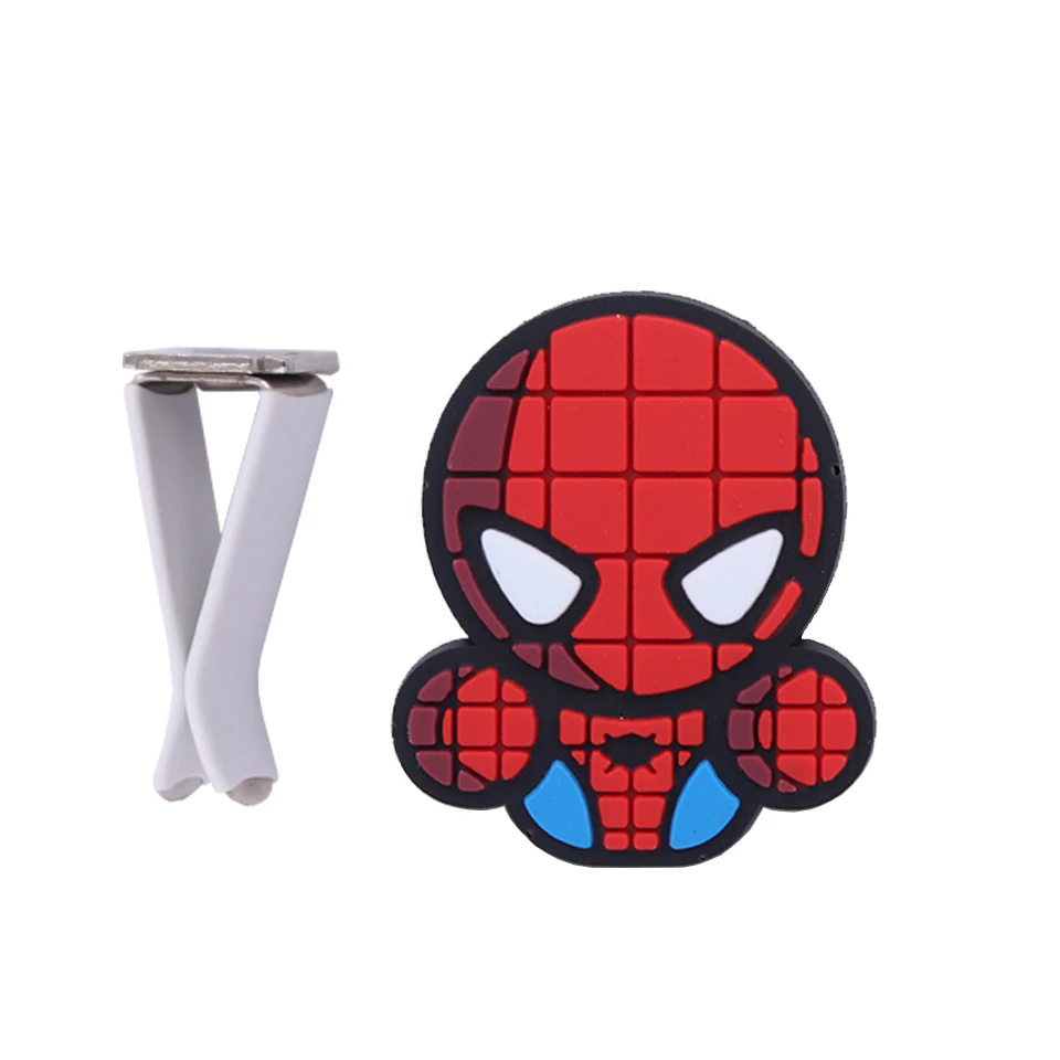 Spiderman Освежитель воздуха с героями мультфильмов, Стайлинг, духи, Мстители, стиль Марвел, Звездные войны, Железный человек, авто, кондиционер, Вентиляционный Выход, зажим - Название цвета: Spiderman