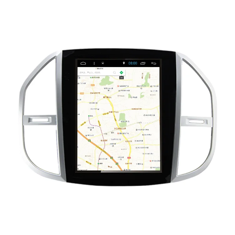 HD большой экран вертикальный экран Android 6,0 Автомобильный ПК gps навигация радио плеер для Mercedes Vito sprinter