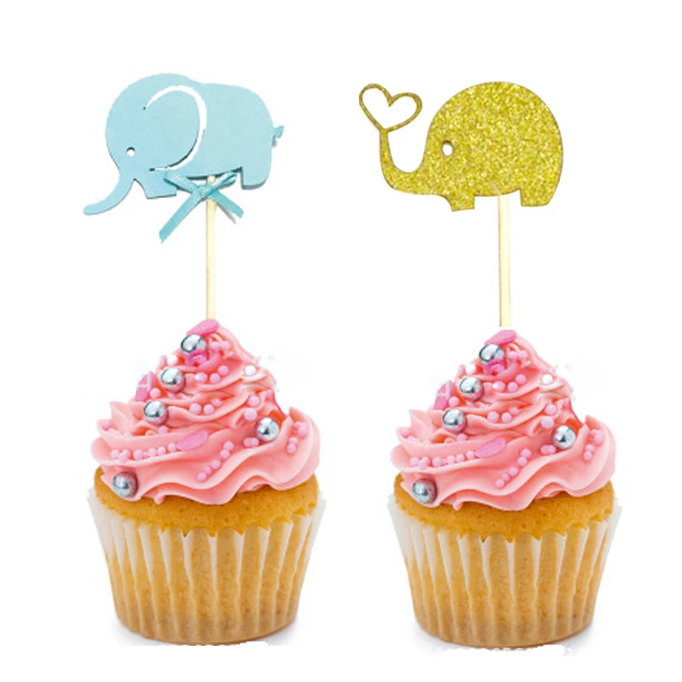 Топпер для торта Tronzo Baby Shower Boy в виде слона 10 шт. дня рождения свадьбы товары