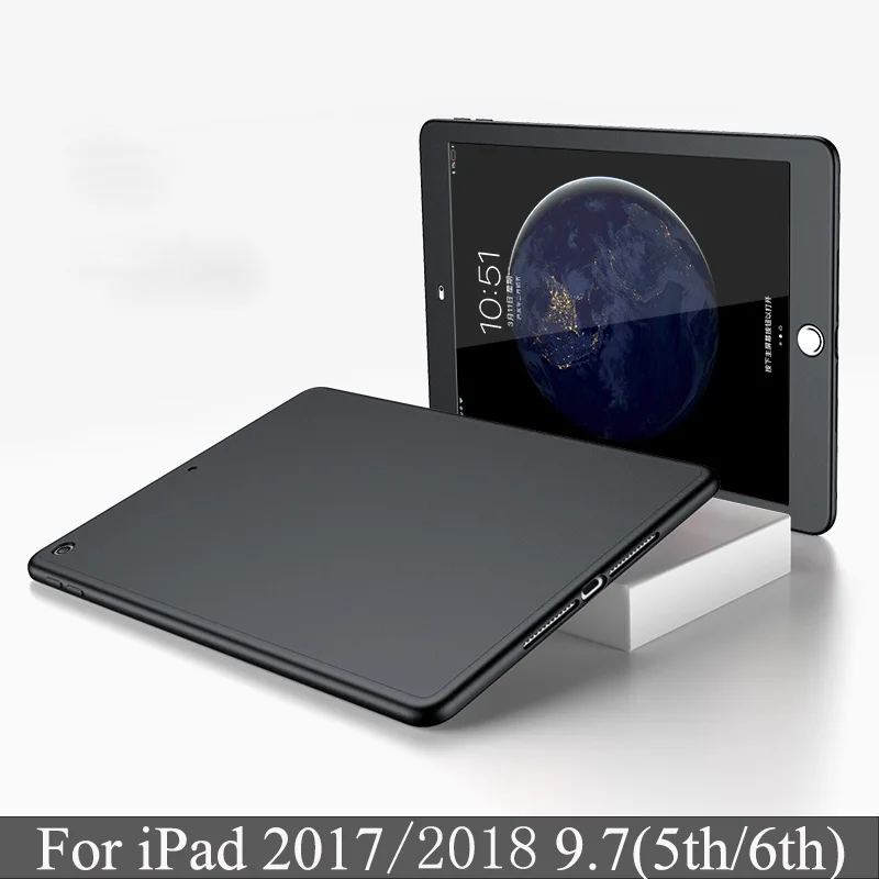 360 градусов полный чехол для Apple iPad 9,7 A1823 A1822 силиконовый чехол из закаленного стекла для iPad 9,7 A1893 A1954 Funda
