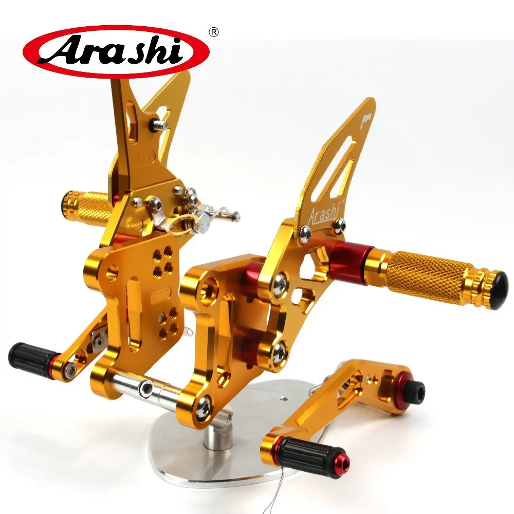 Араши Новый 1 компл. для SUZUKI GSXR1000 2017 2018 GSXR 1000 ЧПУ Rider Rearset Регулируемый подножки