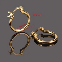 14 k solid gold finish earring fashion new model earring golden jewelry gold