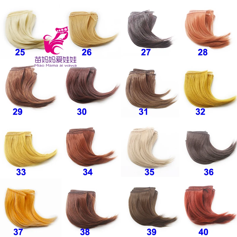 Парики Для шарнирных кукол ручной работы 10 см 15 см|doll hair|synthetic doll hairbjd wig |