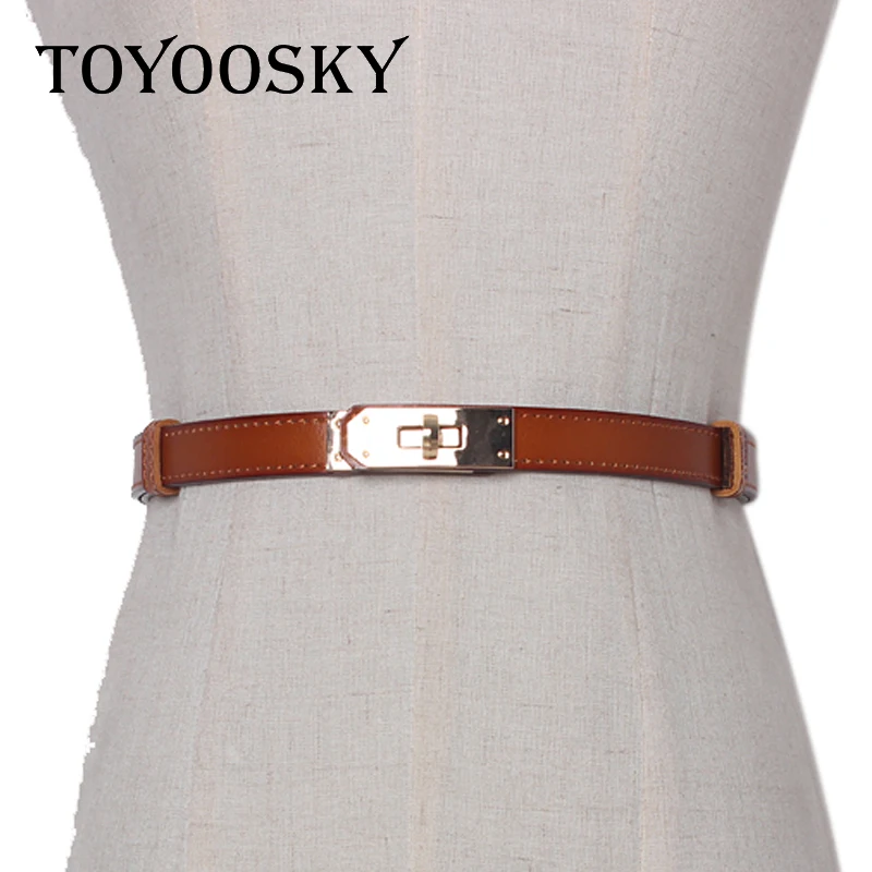 

Ремень TOYOOSKY Женский, тонкий, универсальный, с двойной пряжкой