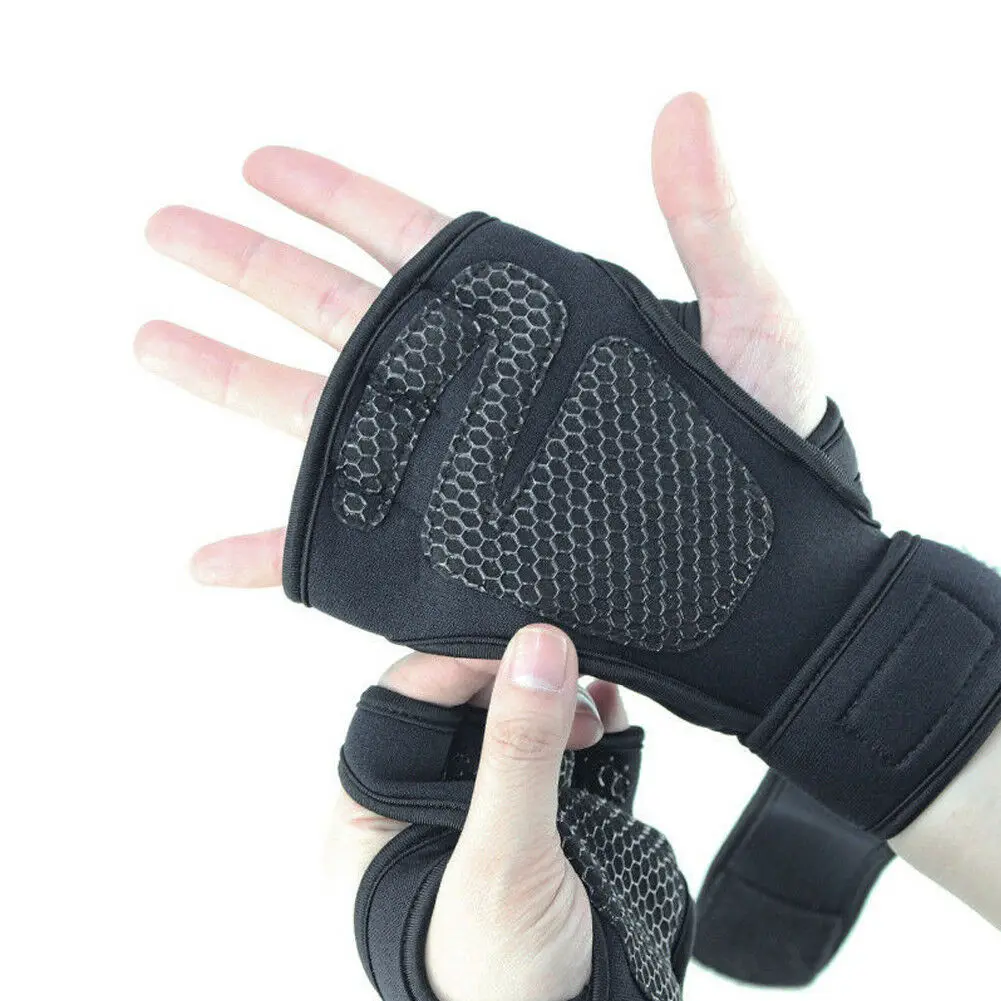 New Arrival Fitness Gloves Weight Lifting Gym Workout Training Wrist Wrap Strap Support Men Women Braces M L XL | Красота и здоровье
