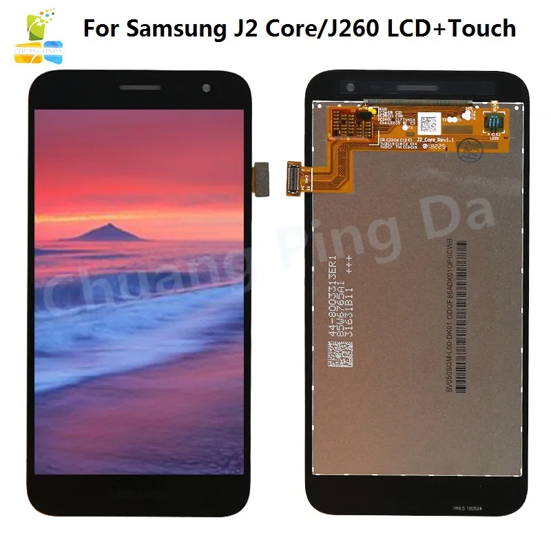 100% протестированный для Samsung Galaxy J2 Core J260 ЖК дисплей сенсорный экран дигитайзер в