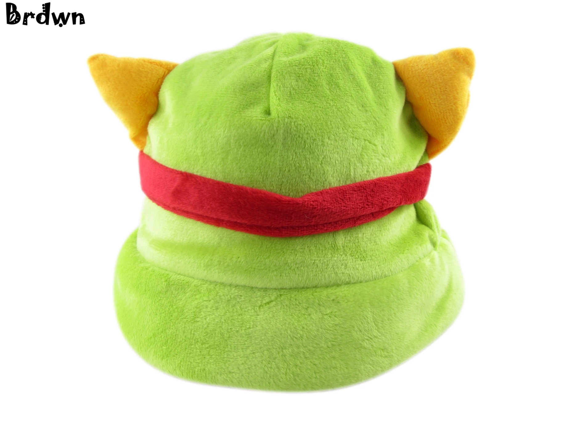 Brdwn Быстрый разведчик Teemo зеленый Косплей крикет-Кепка Солнцезащитная шляпа
