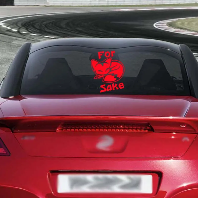 Для лисы искусственная кожа оригинальные аксессуары графический Декор Jdm |