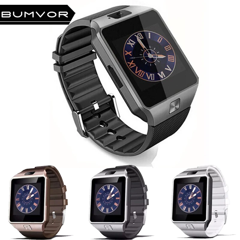 BUNVOR оригинальный Bluetooth DZ09 Смарт часы Relogio Android Smartwatch для IOS iwatch интеллектуальные