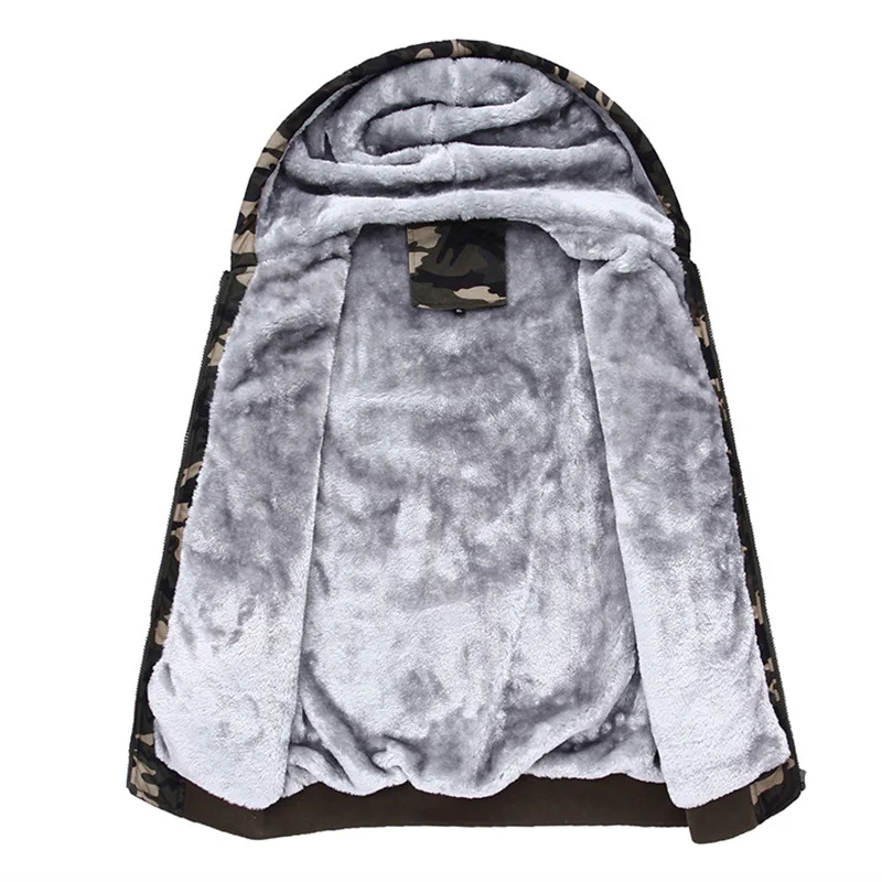 Mountainskin/зимние камуфляжные толстовки Мужской спортивный костюм Плотные