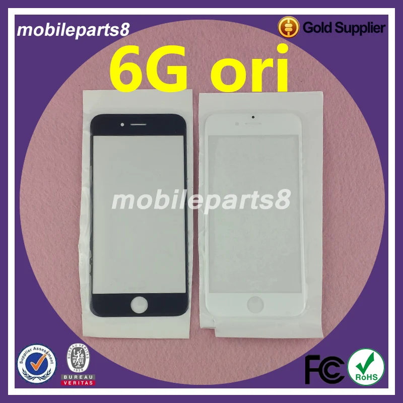 10 шт./лот Fress shipping fee сенсорный экран стекло (не дигитайзер) для iPhone 6 передний