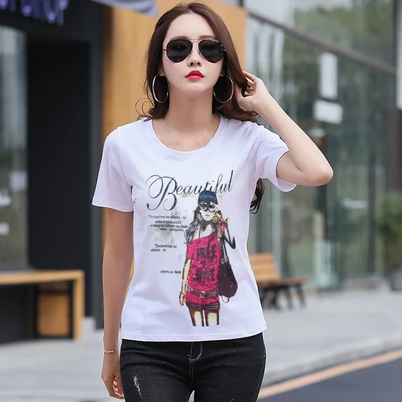 2019 летняя Корейская версия самоусадочной растягивающейся рубашки Студенческая