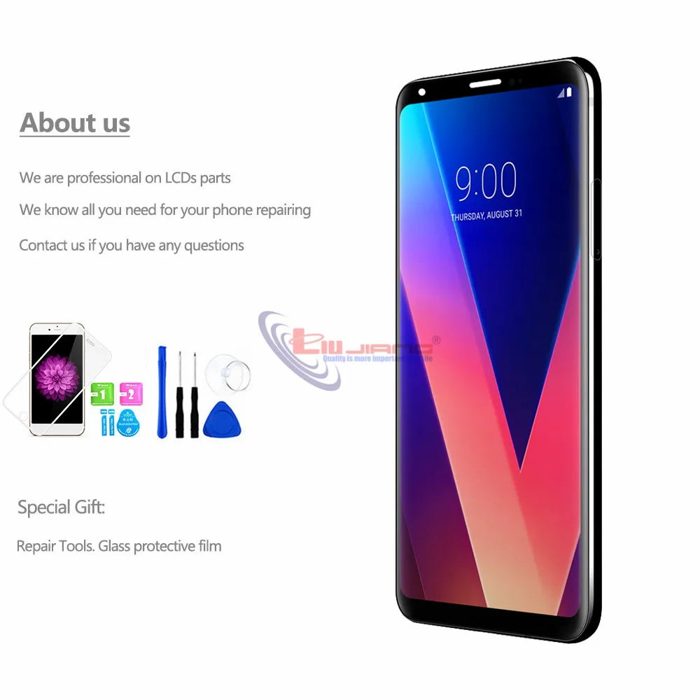 Оригинальный Для LG V30 H932 H933 VS996 US998 ЖК дисплей кодирующий преобразователь