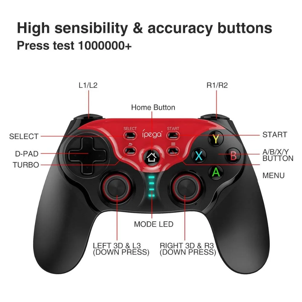 IPEGA PG 9088 Future Soldier Bluetooth беспроводной геймпад игровой пульт дистанционного