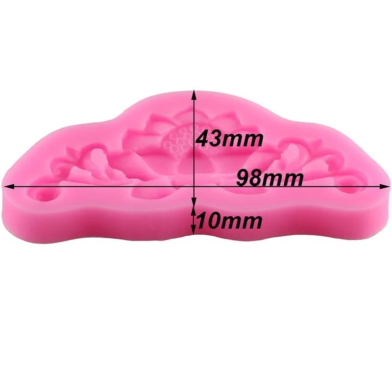 Lotus Relief силиконовая форма для тортов инструменты украшения из мастики печенья