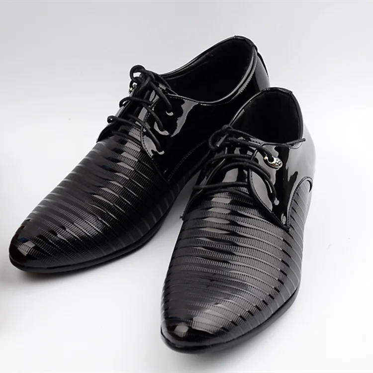 Новая модная мужская обувь на шнуровке Туфли-оксфорды Мужская из искусственной