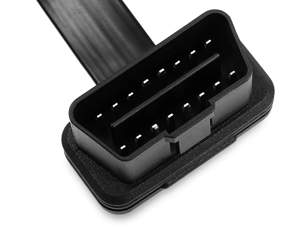 Новая 60 см OBD II 16 Pin папа-мама плоский удлинитель автомобильный диагностический удлинитель адаптер OBD II OBD2 удлинитель