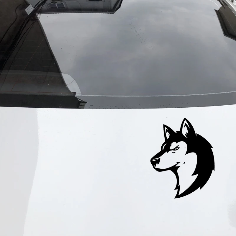 YJZT 13CM*16.2CM Handsome Wolf Car Sticker Vinyl Decal Decor Bumper Accessories Black/Silver C4-1178 | Автомобили и мотоциклы