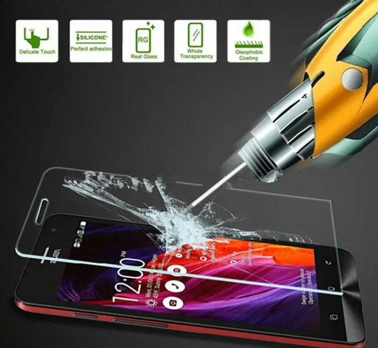 Ультратонкое стекло для Asus Zenfone Go ZB500KL zb500кг ZB500 500KL 500 кг Защитная пленка экрана