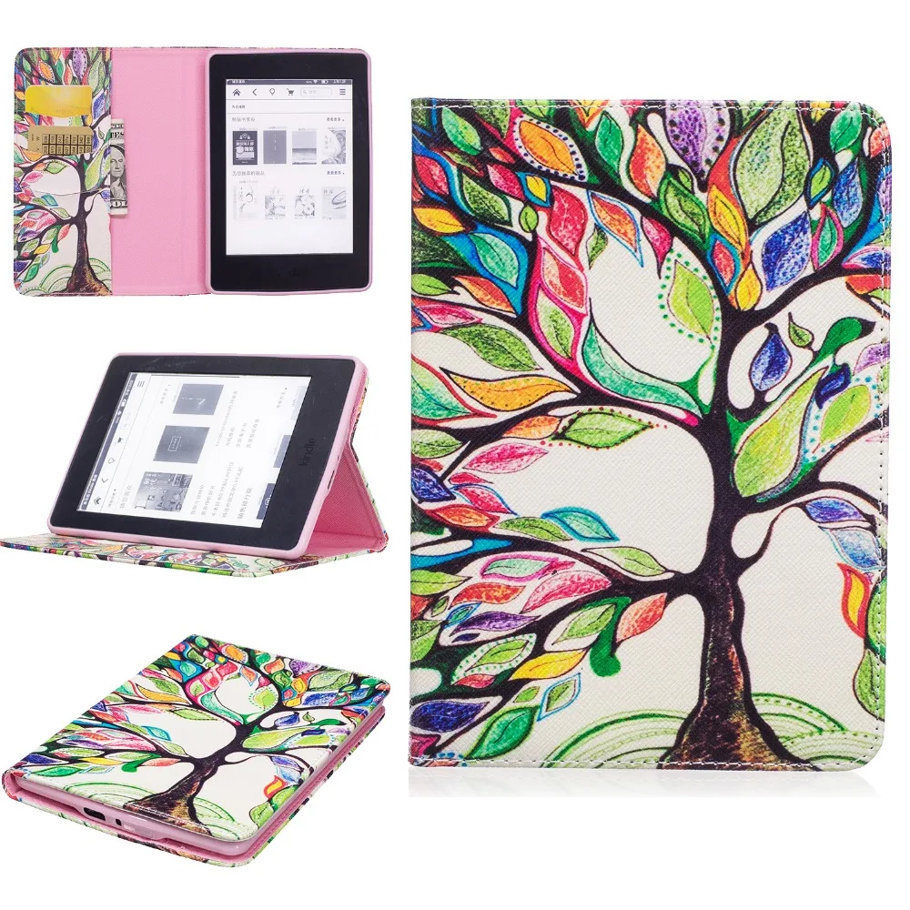 Чехол для планшета fundas чехол Kindle Paperwhite 1 2 3 2013 2015 2016 6th Generation + держатель карт| |