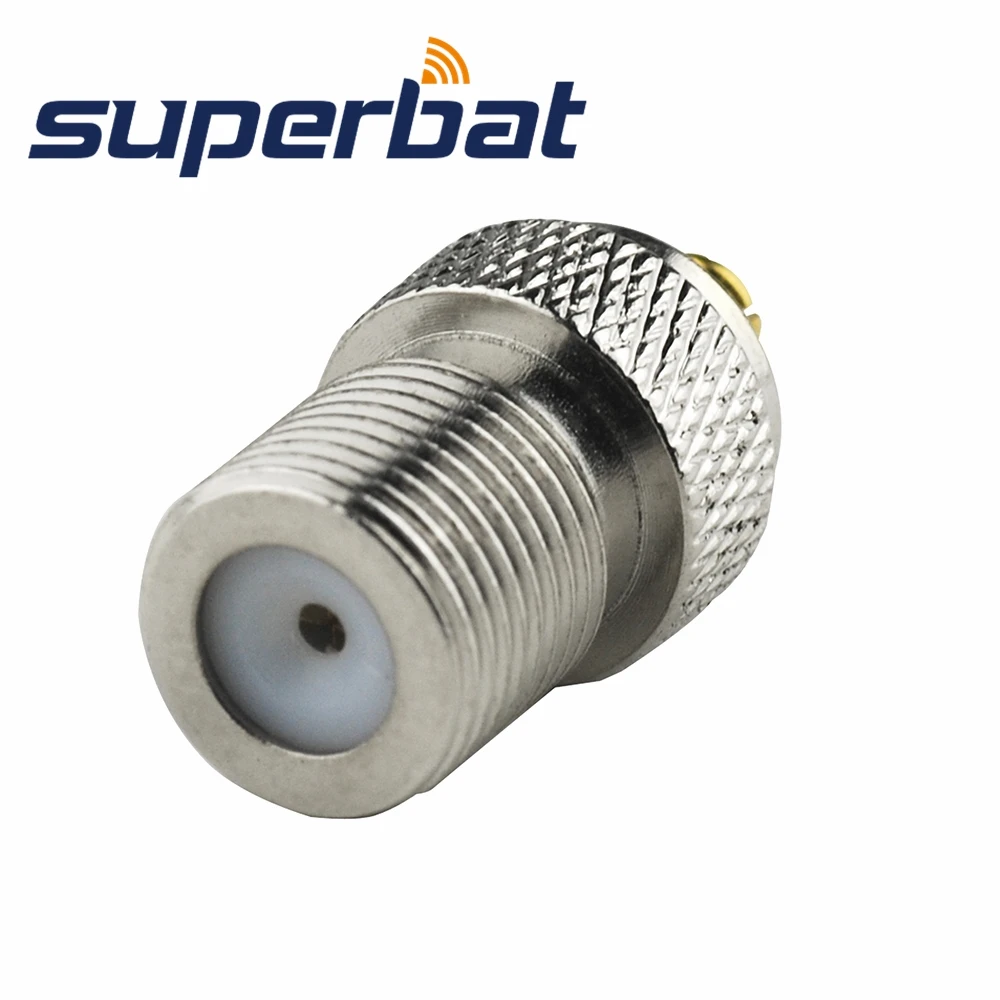

Superbat F-MCX Adapter F Female to MCX Male Straight RF Coaxial Connector