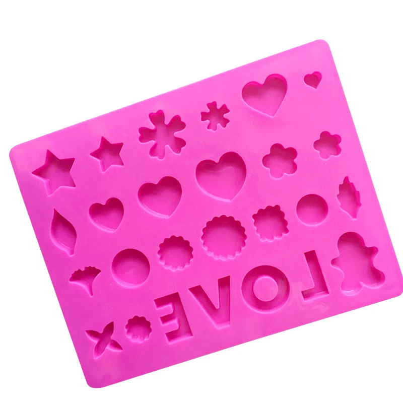 silicone letter molds Cake Decorating Tools Flowers English words Silicone Mold Pastry Accessories tools Fondant Chocolate | Дом и сад
