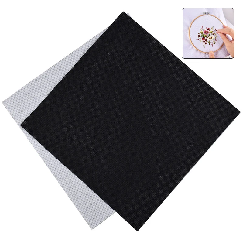 Фото Размер: 30x30 см 30x45 белый черный канва 11CT 14CT вышивка ткань из перекрестной стежки