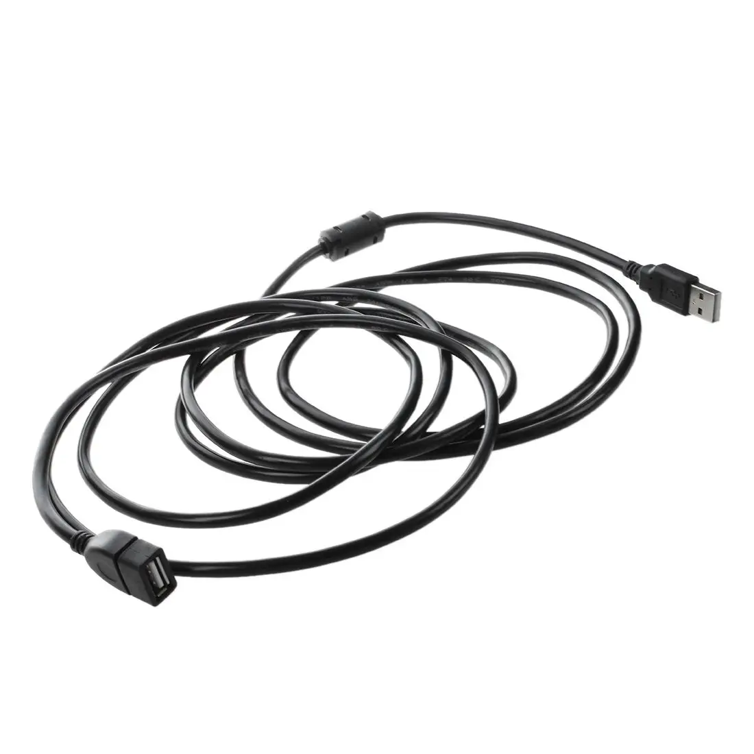 Кабель-удлинитель шнура USB 2 0 A MALE to FEMALE для ПК ноутбука черного цвета 3M |