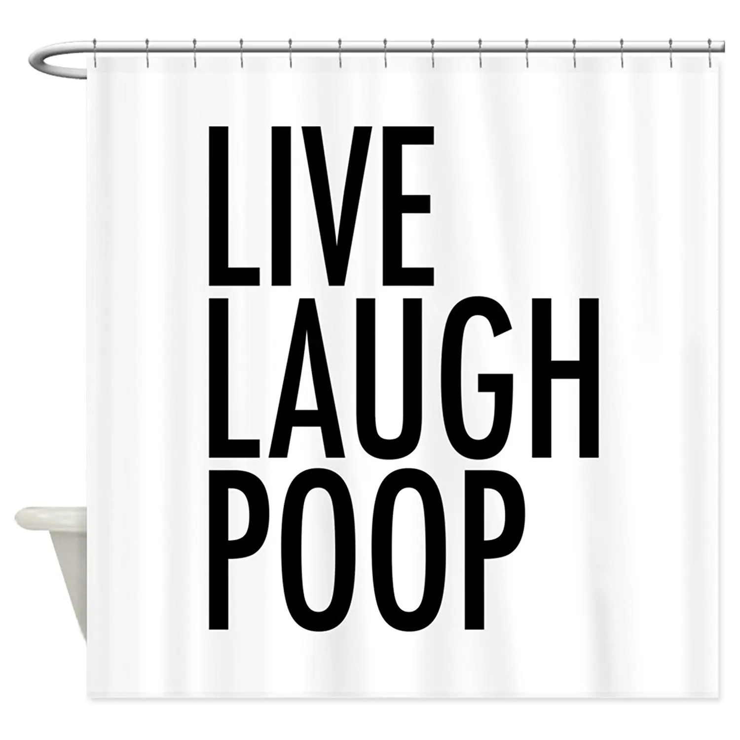Haronng Live смеяться полуют полиэстер Душ Шторы 72 &quotх 72&quot|polyester shower curtain|shower curtaincurtains