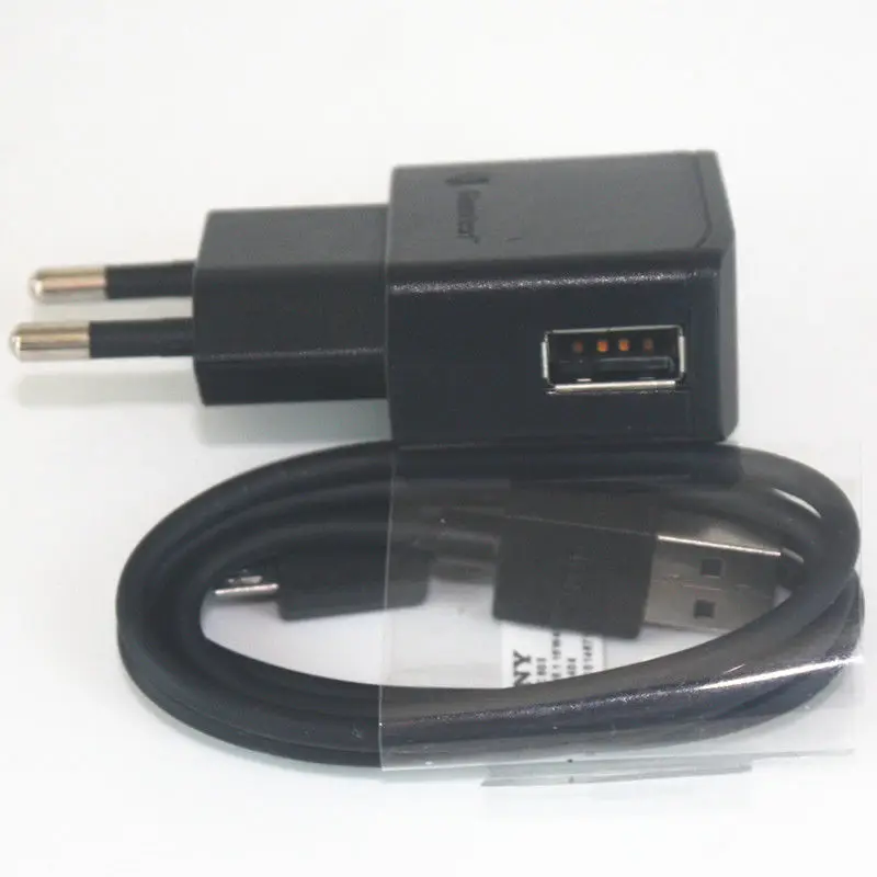 Оригинальное зарядное устройство Sony EP800 EU + EC803 USB кабель для Xperia Z X XA Z2 Z3 X10|wall charger|eu