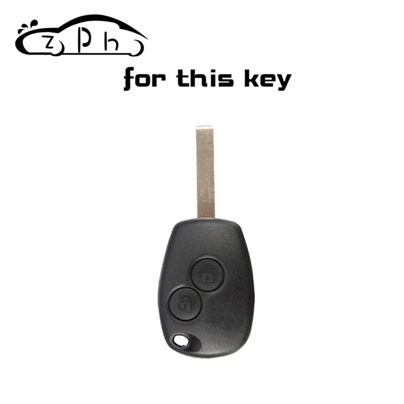 Силиконовый чехол для автомобильного ключа с 2 кнопками Renault Clio Scenic Megane Duster Sandero
