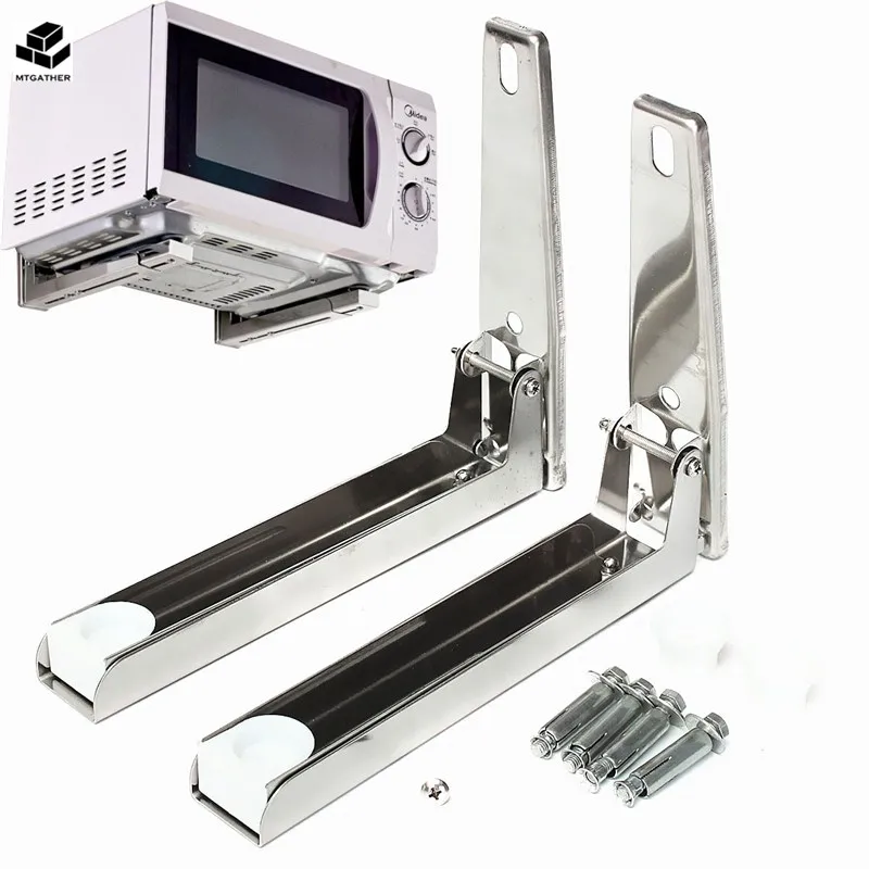 Складная рама из нержавеющей стали для микроволновой печи|stainless steel wall bracket|steel shelf