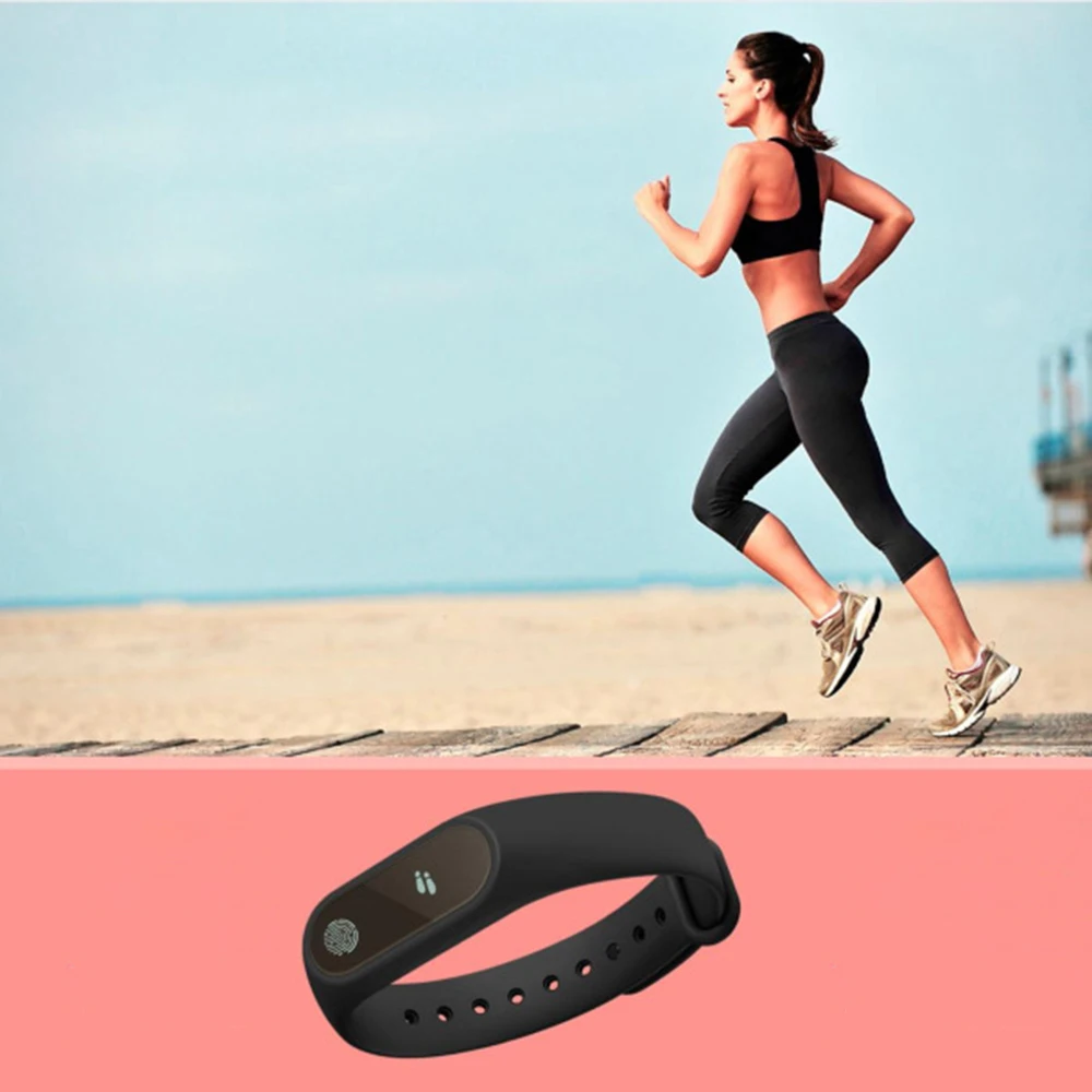 M2 Bluetooth Сенсорный фитнес монитор сердечного ритма сна бег Шагомер Спорт на открытом воздухе умный водонепроницаемый браслет