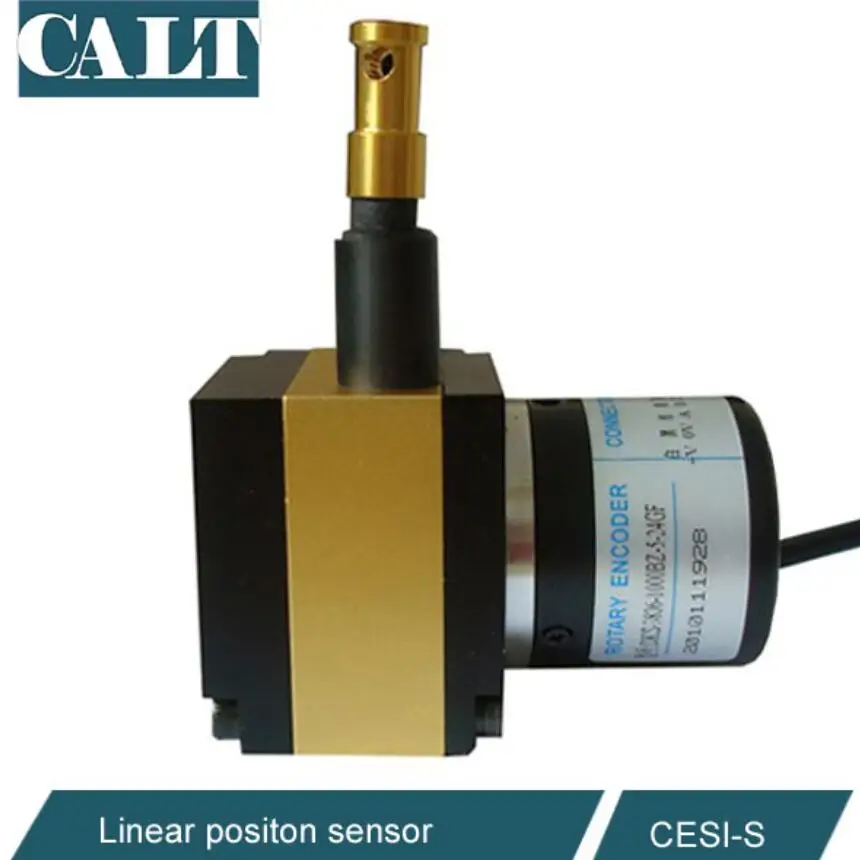 Диапазон измерения 1000 мм датчик перемещения провода линейный веревочный энкодер